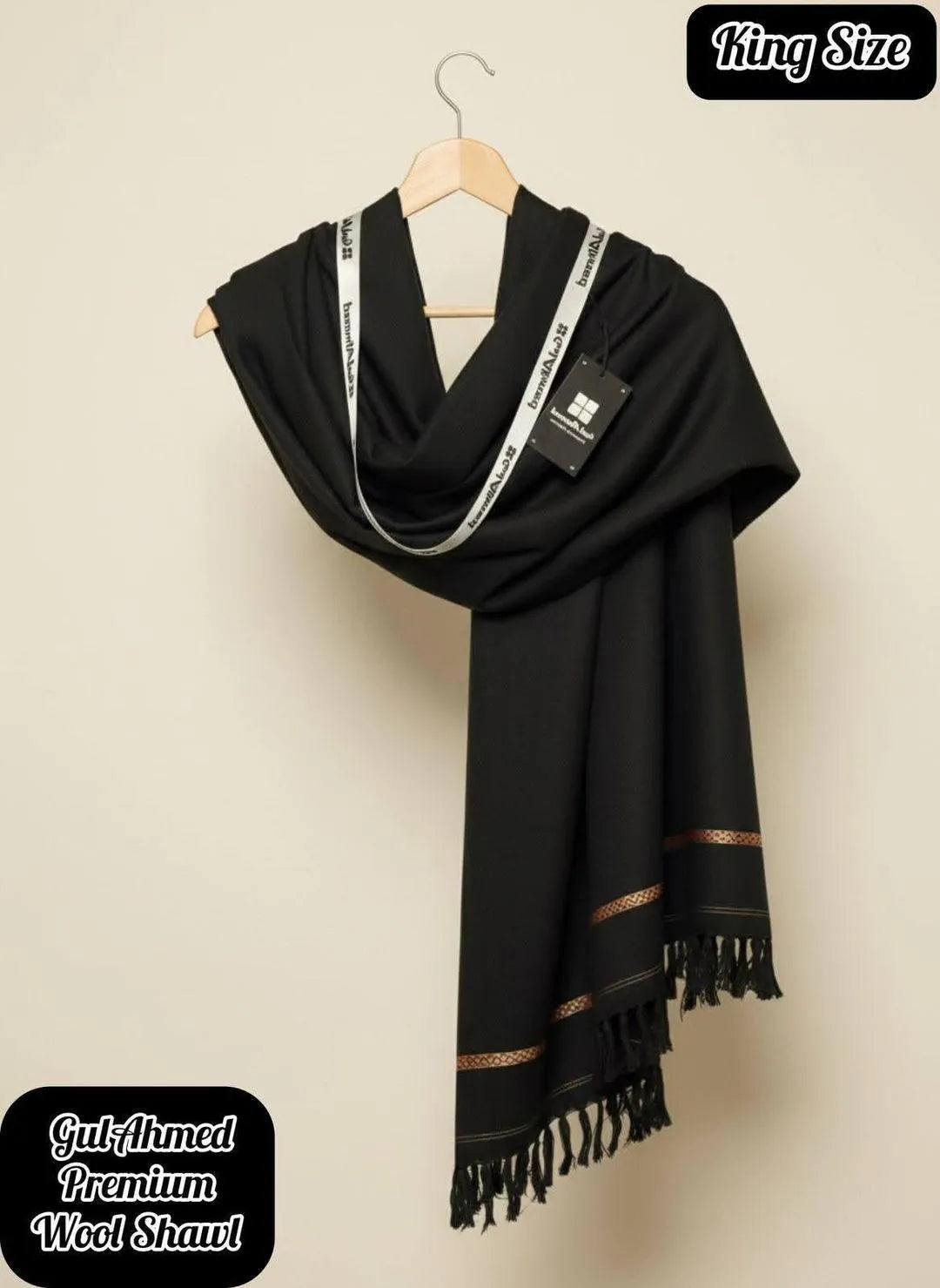 1 Pc Men's Wool Plain Shawl NB Collection Shop