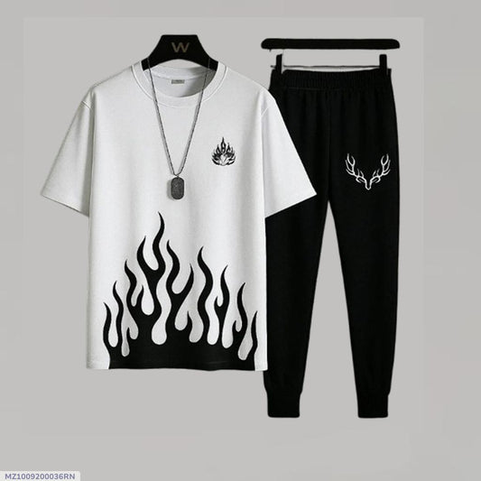 2 Pcs Men's Micro Plain Track Suit NB Collection Shop