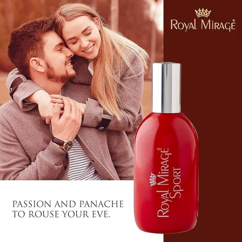 Royal Mirage Sport Eau De Cologne 120ml | Long-Lasting Refreshing Unisex Perfume NB Collection Shop
