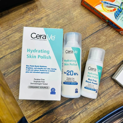 CeraVe Hydrating Skin Polish | Gentle Exfoliating & Moisturizing Face Scrub NB Collection Shop
