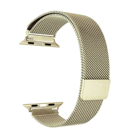 Soft Gold | Apple Watch Milanese Magnetic Loop Strap | Stainless Steel Band  | 42mm / 44mm / 45mm NB Collection Shop