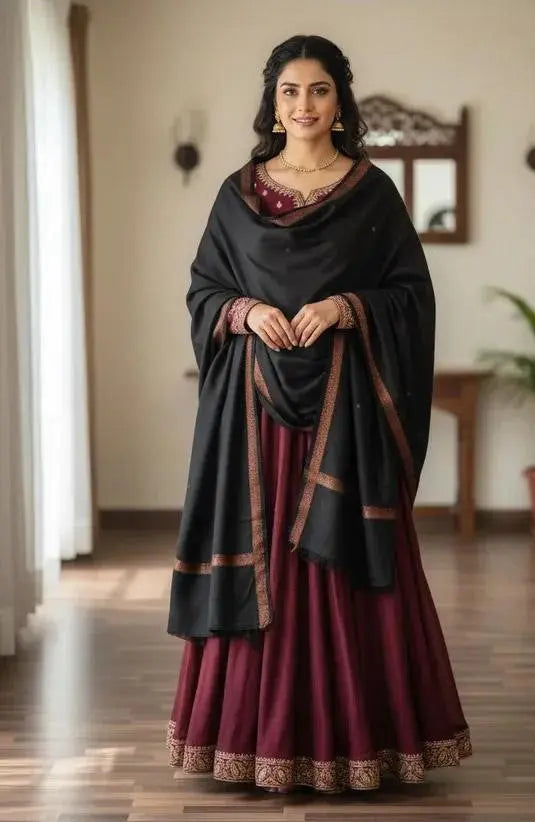 Women's Pashmina Printed Shawl NB Collection Shop