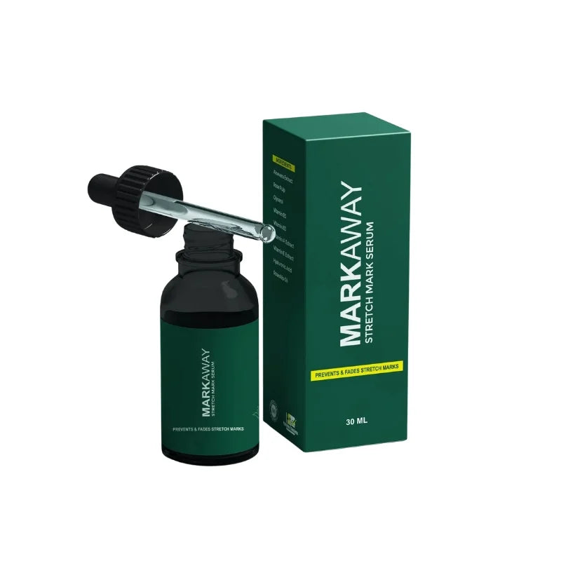 Markaway Stretch Mark Serum 30ml | Herbal Formula for Scars & Skin Elasticity NB Collection Shop