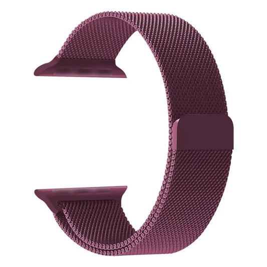 Plum | Apple Watch Milanese Magnetic Loop Strap | Stainless Steel Band  | 42mm / 44mm / 45mm NB Collection Shop