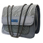 Luxury Women’s Shoulder Bag in Grey Faux Leather for Casual, Work, and Formal Use NB Collection Shop