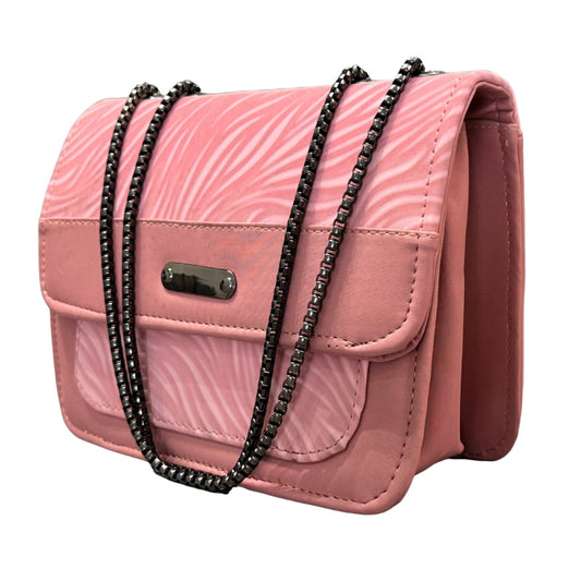 Luxury Women’s Shoulder Bag in Pink Faux Leather for Casual, Work, and Formal Use NB Collection Shop