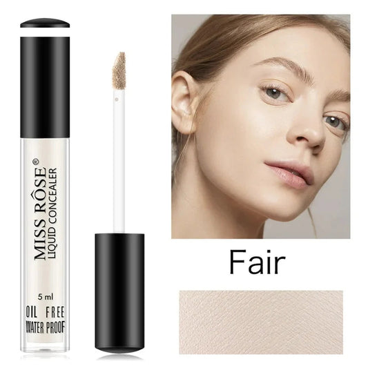 MISS ROSE Liquid Concealer | Fair | Waterproof High-Coverage Formula (5ml) NB Collection Shop