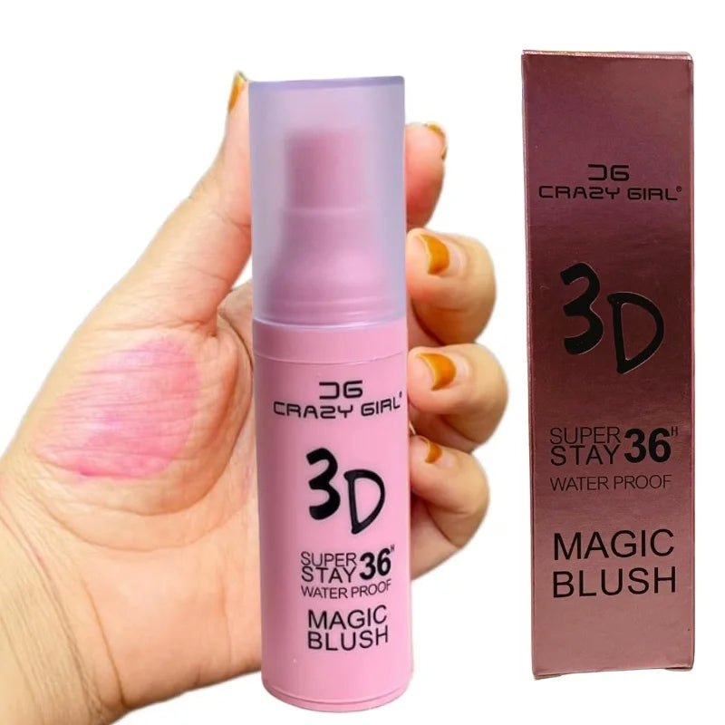 Crazy Girl 36H Magic Waterproof Blush | Long-Lasting 3D Glow Makeup for Girls & Women NB Collection Shop