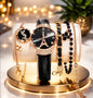 5 Pcs Antique Design Gold Plated Artificial Stones Chain Bracelet NB Collection Shop
