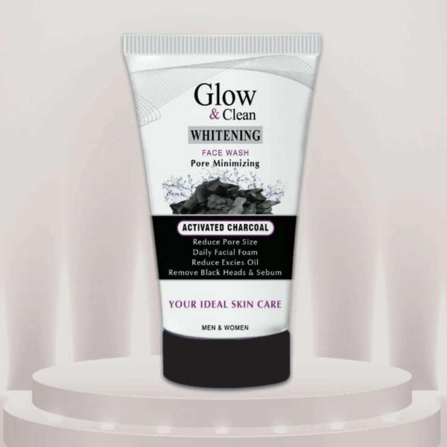 Glow & Clean Charcoal Face Wash | Deep Cleansing Oil Control & Pore Care NB Collection Shop