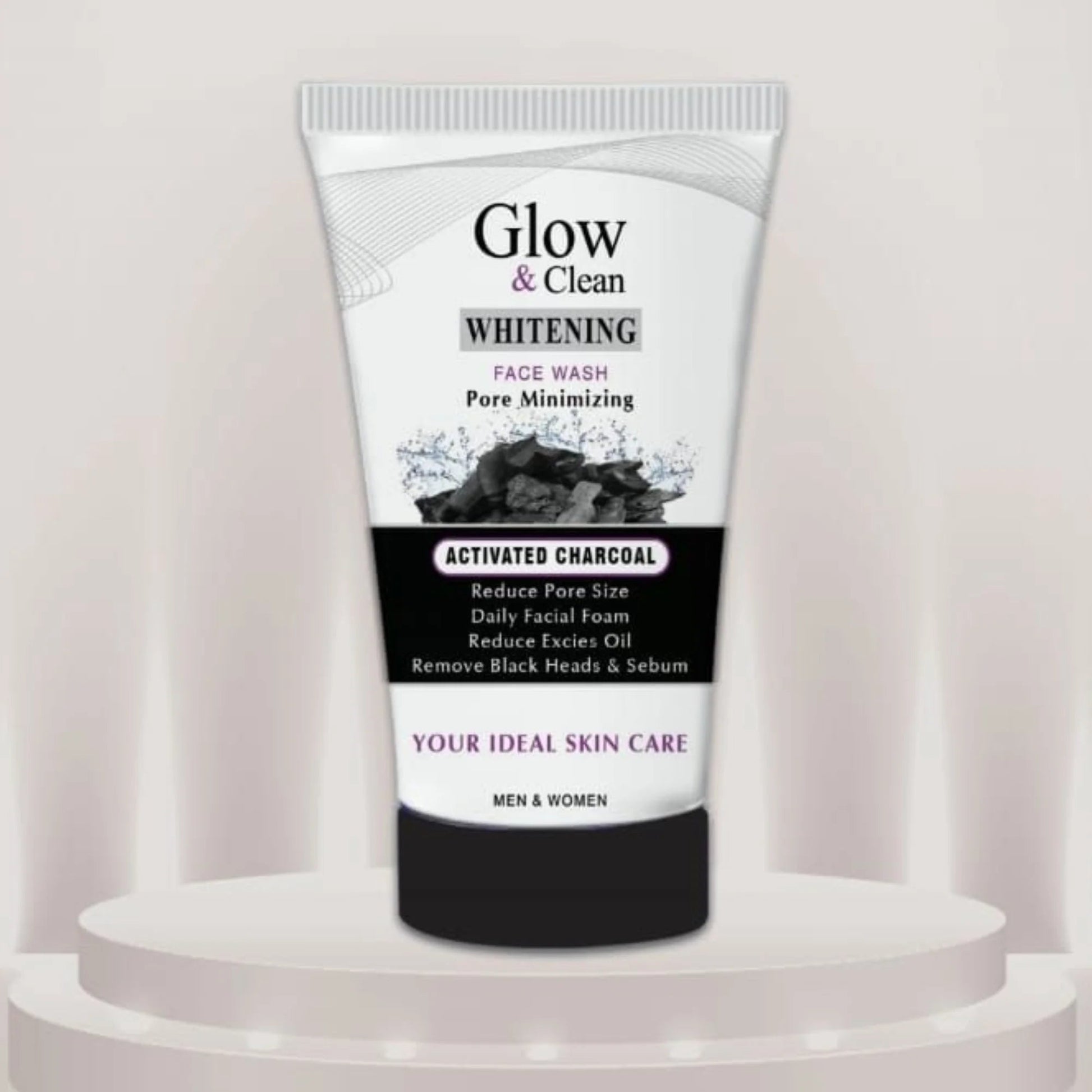 Glow & Clean Charcoal Face Wash | Deep Cleansing Oil Control & Pore Care NB Collection Shop
