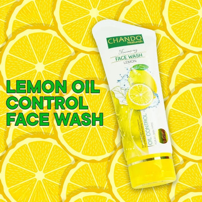 Face Wash | Chando Naturals Lemon Oil Control Face Wash 100ml Gentle Cleanser for Oily and Combination Skin NB Collection Shop