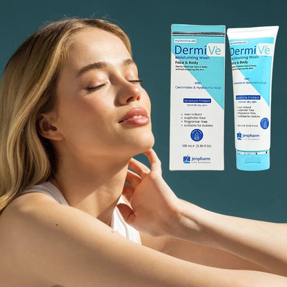 DermiVe Moisturizing Wash Face & Body 100ml | Jenpharm NB Collection Shop