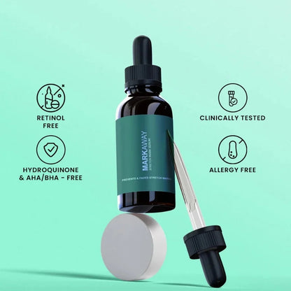 Markaway Stretch Mark Serum 30ml | Herbal Formula for Scars & Skin Elasticity NB Collection Shop