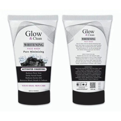 Glow & Clean Charcoal Face Wash | Deep Cleansing Oil Control & Pore Care NB Collection Shop