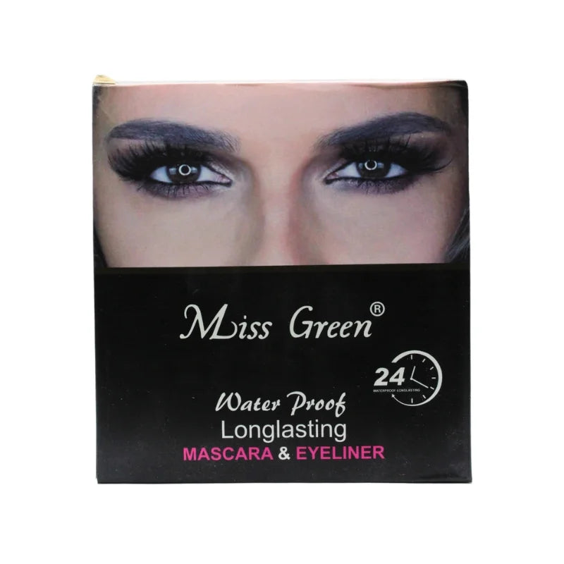Miss Green FIT ME Waterproof Mascara & Eyeliner | 2-in-1 Long-Lasting Eye Makeup Duo NB Collection Shop
