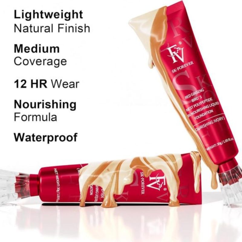 FV Liquid Foundation | Full Coverage, Matte Finish, Long-Lasting Makeup | 30g NB Collection Shop
