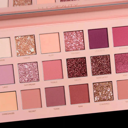 18 Colors Nude Eyeshadow Palette | Matte & Shimmer Pigmented Shades, Long-Lasting NB Collection Shop
