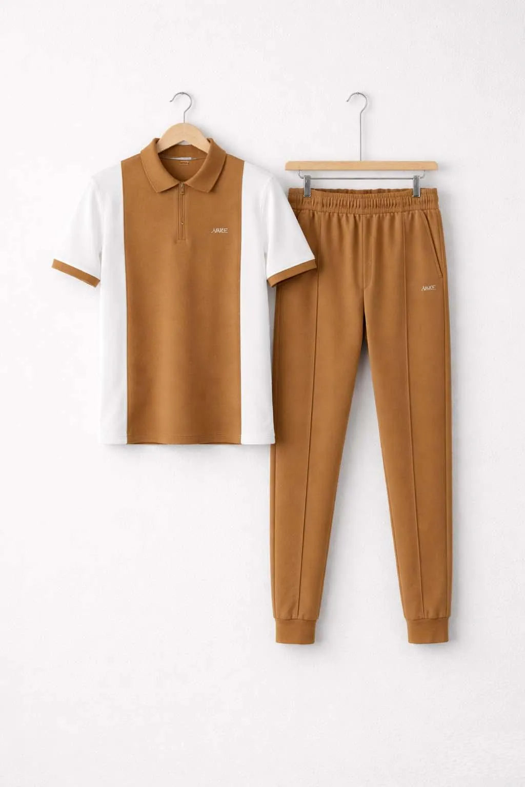 2 Pcs Men's Premium Collar Track Suit Set NB Collection Shop