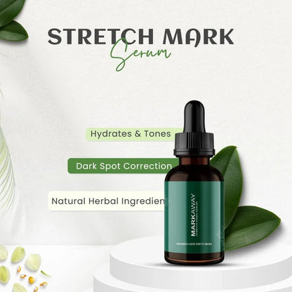 Markaway Stretch Mark Serum 30ml | Herbal Formula for Scars & Skin Elasticity NB Collection Shop