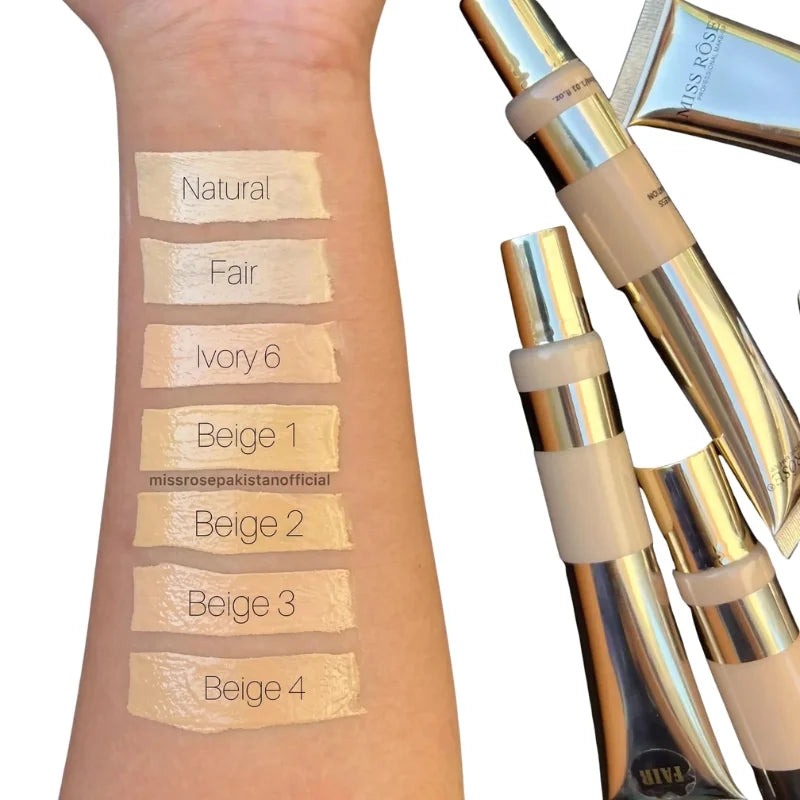 Ivory 6 | Miss Rose Silk Flawless Foundation | Long-Lasting Lightweight Liquid Foundation with Natural Radiant Finish NB Collection Shop