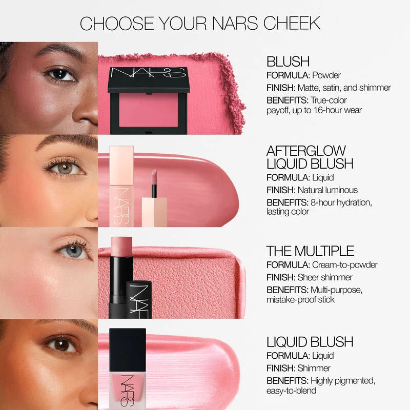 Dolce Vita | NARS Afterglow Liquid Blush 7ml Buildable Hydrating Blush with Sodium Hyaluronate and Vegan Protein NB Collection Shop