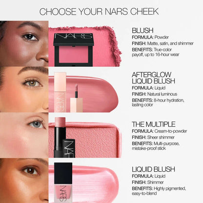 Dolce Vita | NARS Afterglow Liquid Blush 7ml Buildable Hydrating Blush with Sodium Hyaluronate and Vegan Protein NB Collection Shop
