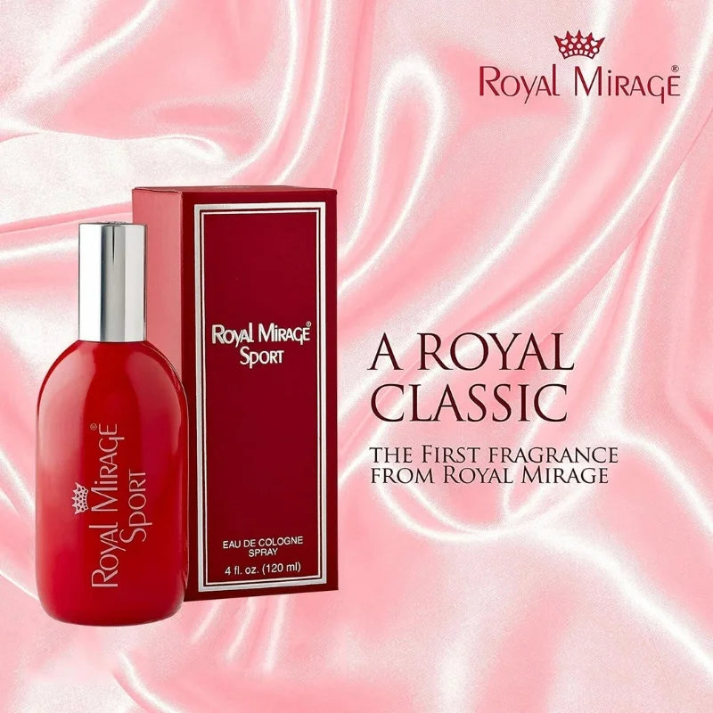 Royal Mirage Sport Eau De Cologne 120ml | Long-Lasting Refreshing Unisex Perfume NB Collection Shop