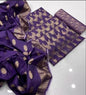 3 Pcs Women's Unstitched Cotton Jacquard Printed Suit NB Collection Shop