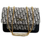 Black | Dior Oblique Canvas & Leather Flap Clutch | Luxury Designer Handbag for Women NB Collection Shop