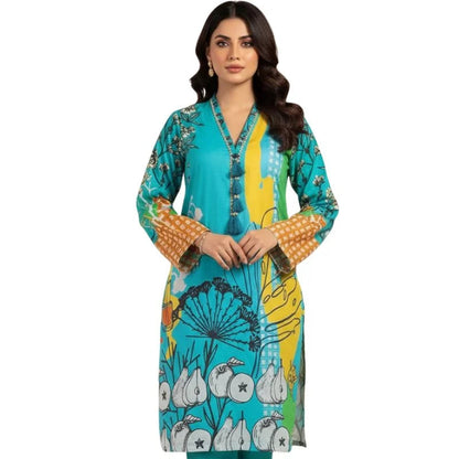 Swiss Lawn 1-Piece Shirt for Women | Trending All-Over Print | Unstitched NB Collection Shop