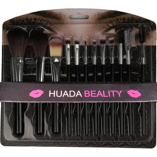 Huada Beauty Makeup Brush Set – 12-Piece Professional Makeup Tool Kit | Soft, High-Quality Synthetic Bristles NB Collection Shop