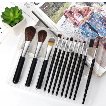 Huada Beauty Makeup Brush Set – 12-Piece Professional Makeup Tool Kit | Soft, High-Quality Synthetic Bristles NB Collection Shop