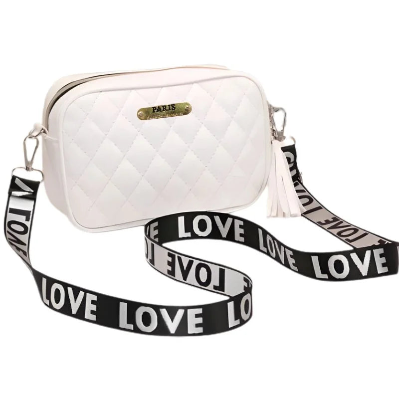 White Leather Handbag for Girls & Women | Stylish Shoulder & Crossbody Bag | Daily Use & Gift NB Collection Shop