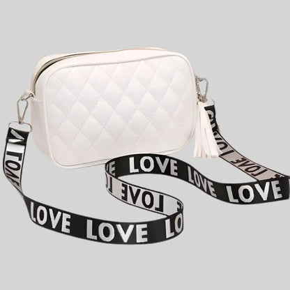 White Leather Handbag for Girls & Women | Stylish Shoulder & Crossbody Bag | Daily Use & Gift NB Collection Shop