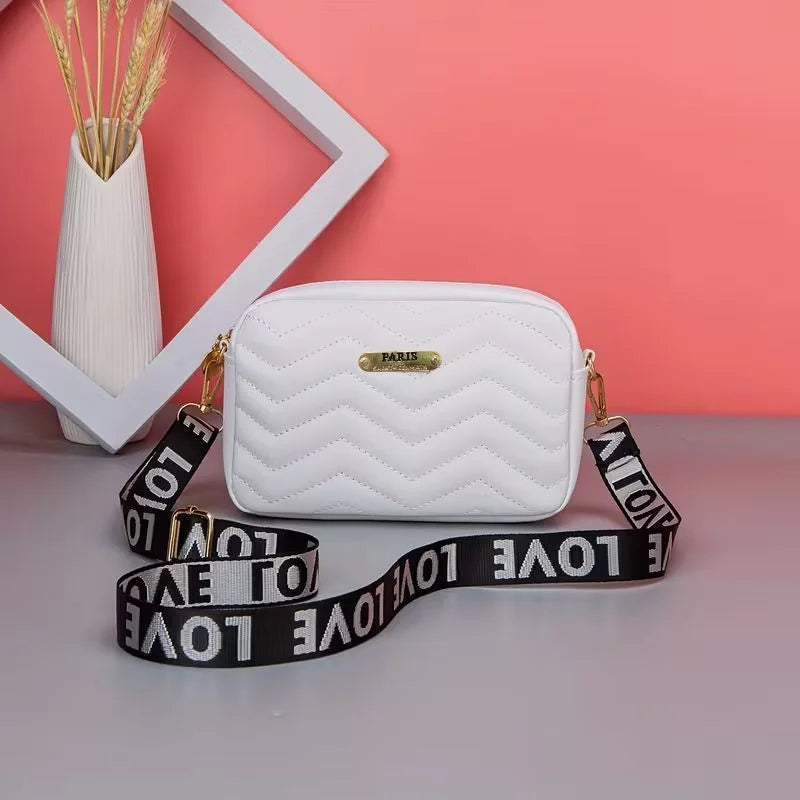 White Leather Handbag for Girls & Women | Stylish Shoulder & Crossbody Bag | Daily Use & Gift NB Collection Shop