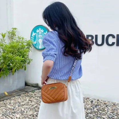 Brown  Leather Handbag for Girls & Women | Stylish Shoulder & Crossbody Bag | Daily Use & Gift NB Collection Shop