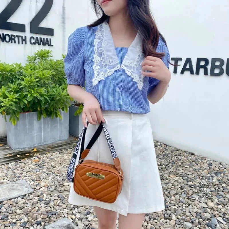 Brown  Leather Handbag for Girls & Women | Stylish Shoulder & Crossbody Bag | Daily Use & Gift NB Collection Shop