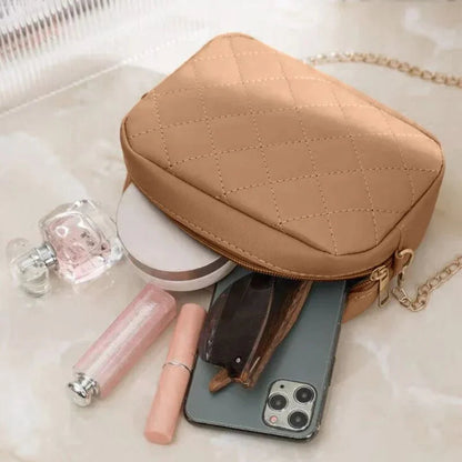 Aura Cream Leather Handbag for Girls & Women | Stylish Shoulder & Crossbody Bag | Daily Use & Gift NB Collection Shop