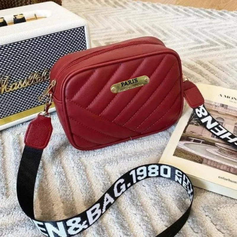Maroon Leather Handbag for Girls & Women | Stylish Shoulder & Crossbody Bag | Daily Use & Gift NB Collection Shop