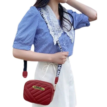 Maroon Leather Handbag for Girls & Women | Stylish Shoulder & Crossbody Bag | Daily Use & Gift NB Collection Shop