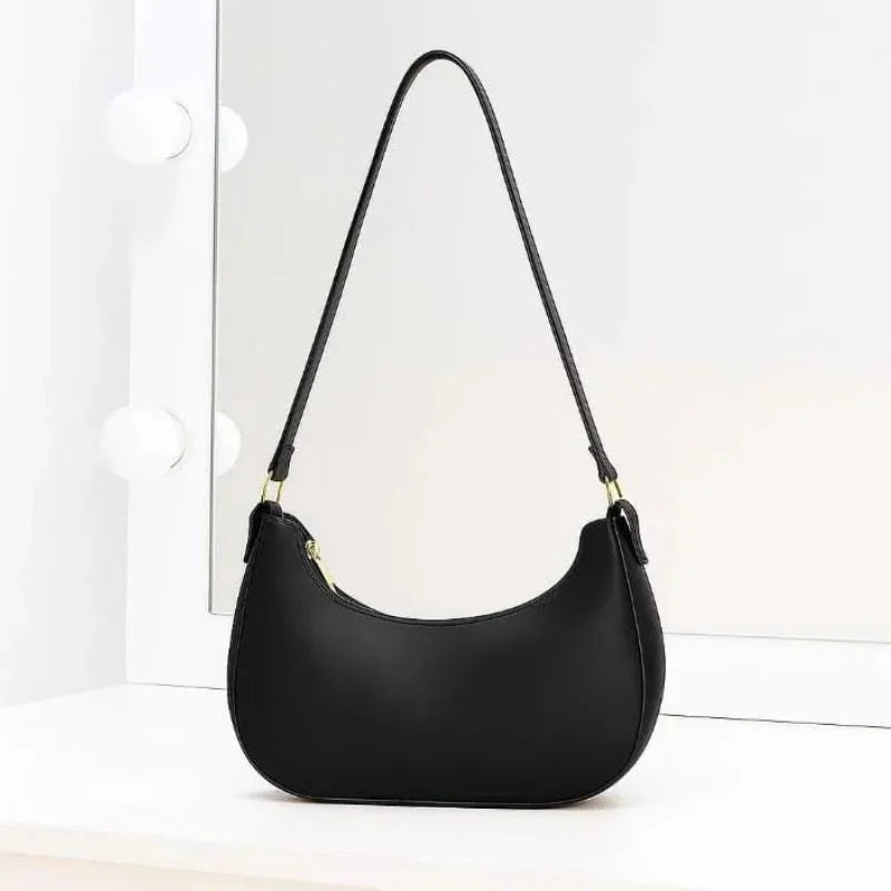 Black Luxury Fashion Hand Bag for Girls & Ladies | Stylish Shoulder & Crossbody Bag | Long Strap NB Collection Shop