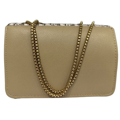 Beige | Dior Oblique Canvas & Leather Flap Clutch | Luxury Designer Handbag for Women NB Collection Shop