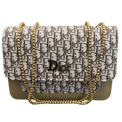 Beige | Dior Oblique Canvas & Leather Flap Clutch | Luxury Designer Handbag for Women NB Collection Shop