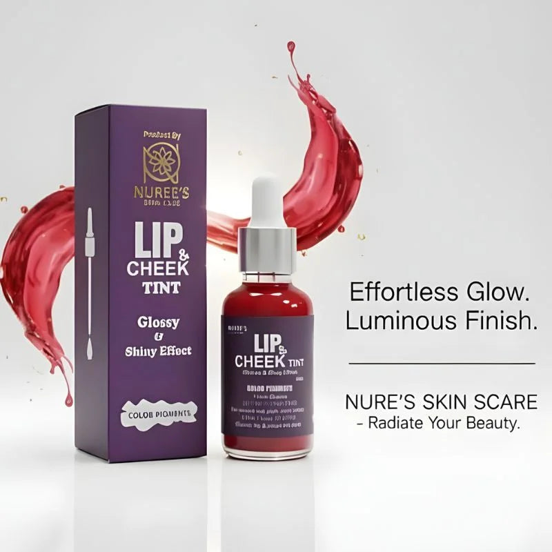 Glossy Lip & Cheek Tint | High-Shine Finish, Long-Lasting Color Pigments & Moisturizing Oils NB Collection Shop