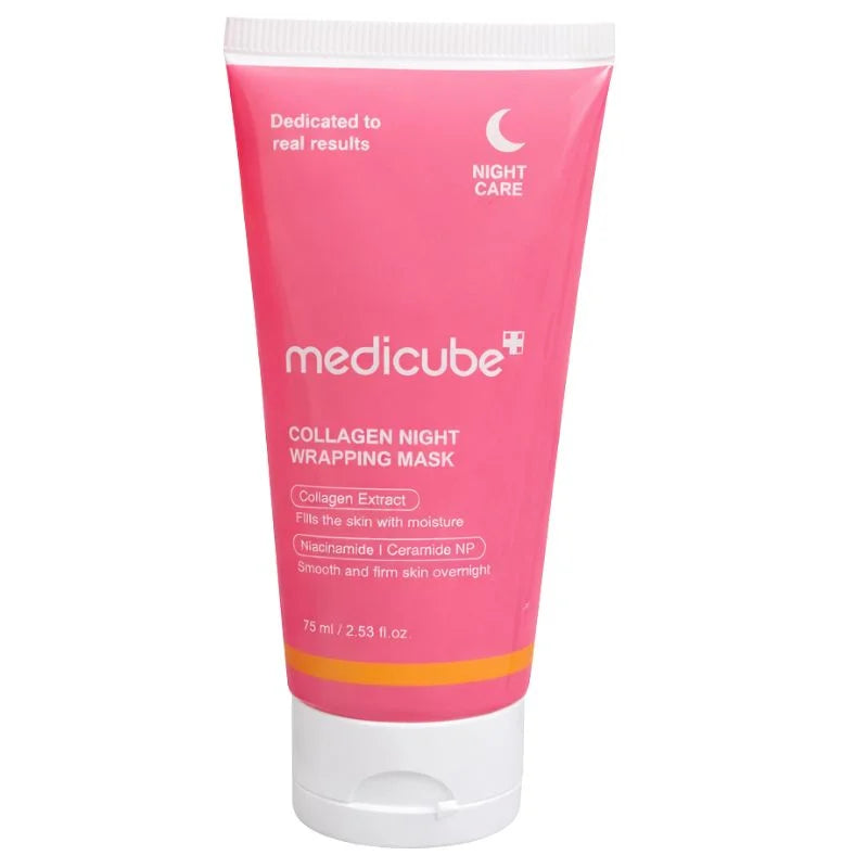 Medicube Collagen Night Wrapping Mask |  Overnight Elasticity & Hydration Peel-Off Mask NB Collection Shop