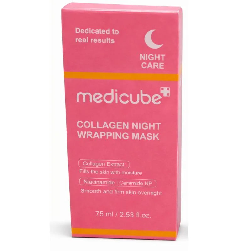 Medicube Collagen Night Wrapping Mask |  Overnight Elasticity & Hydration Peel-Off Mask NB Collection Shop