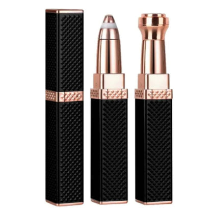 2-in-1 Flawless Facial Hair Remover & Eyebrow Trimmer | USB Rechargeable, Painless & Portable | Black NB Collection Shop